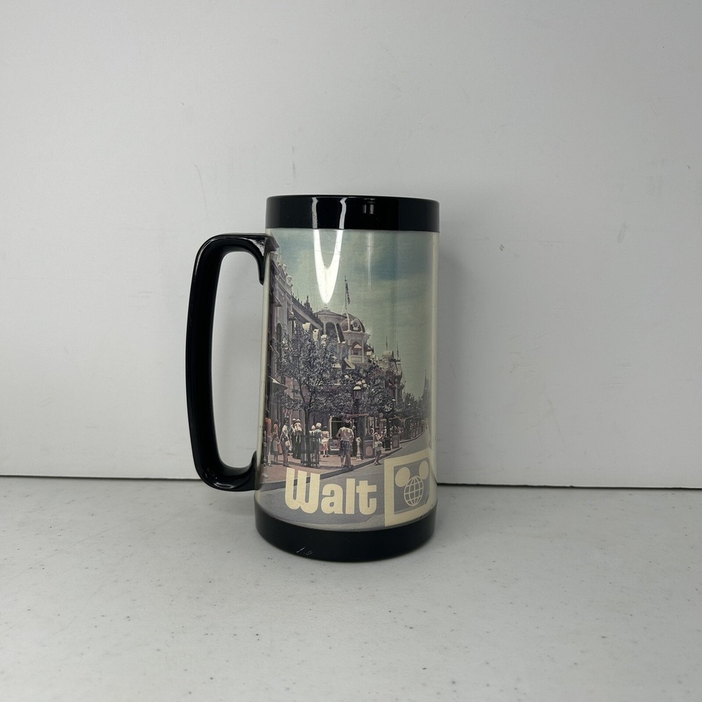 Vintage‎ Walt Disney World Insulated Mug 6¼" Tall